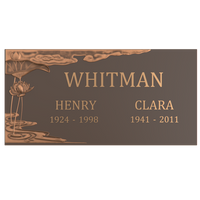 Premium Bronze Plaque 24"x 12"