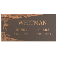 Premium Bronze Plaque 24"x 12"