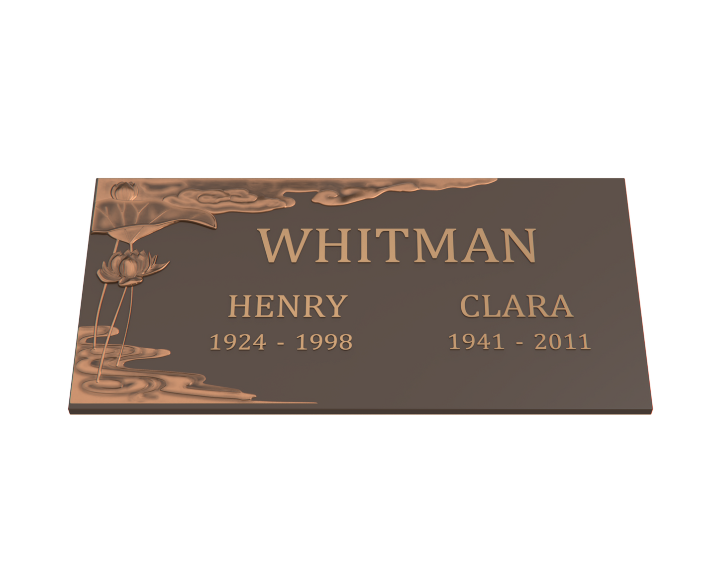 Premium Bronze Plaque 24"x 12"