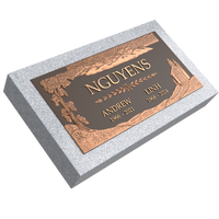 Premium Bronze Plaque 24"x 12" with Granite Base