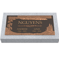 Premium Bronze Plaque 24"x 12" with Granite Base