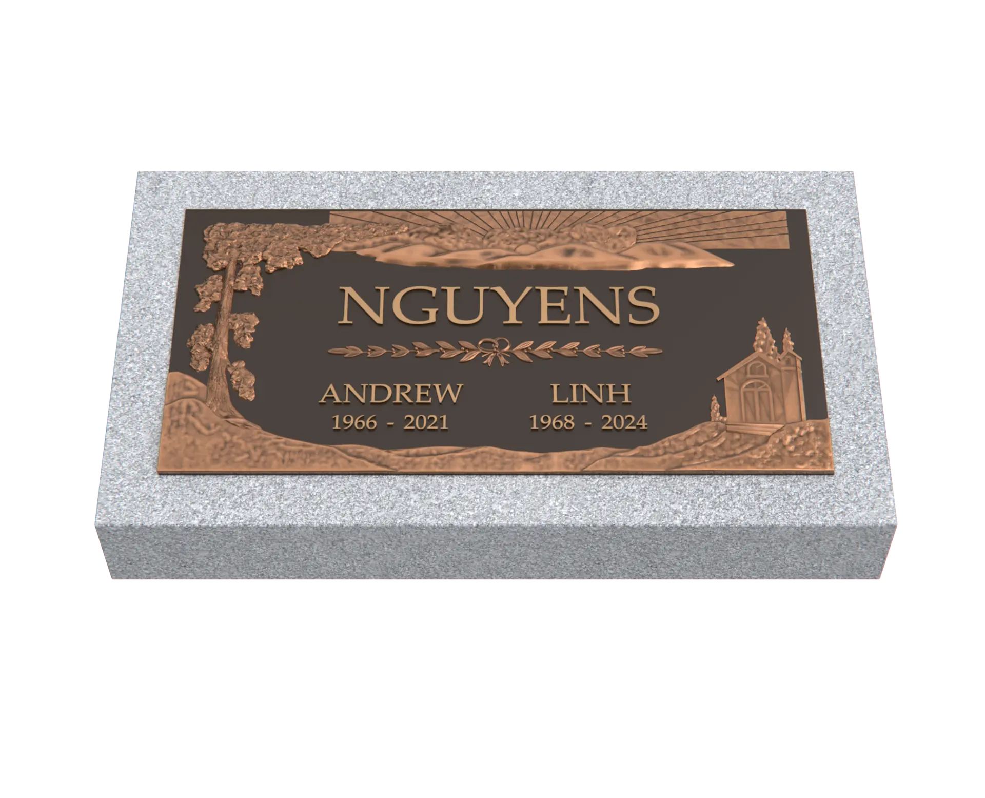 Premium Bronze Plaque 24"x 12"