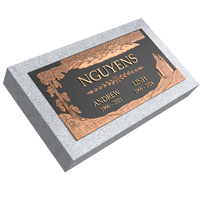 Premium Bronze Plaque 24"x 12" with Granite Base