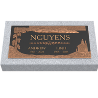 Premium Bronze Plaque 24"x 12" with Granite Base