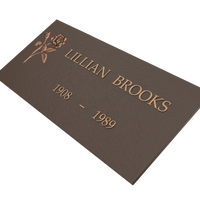 Premium Bronze Plaque 24"x 12"
