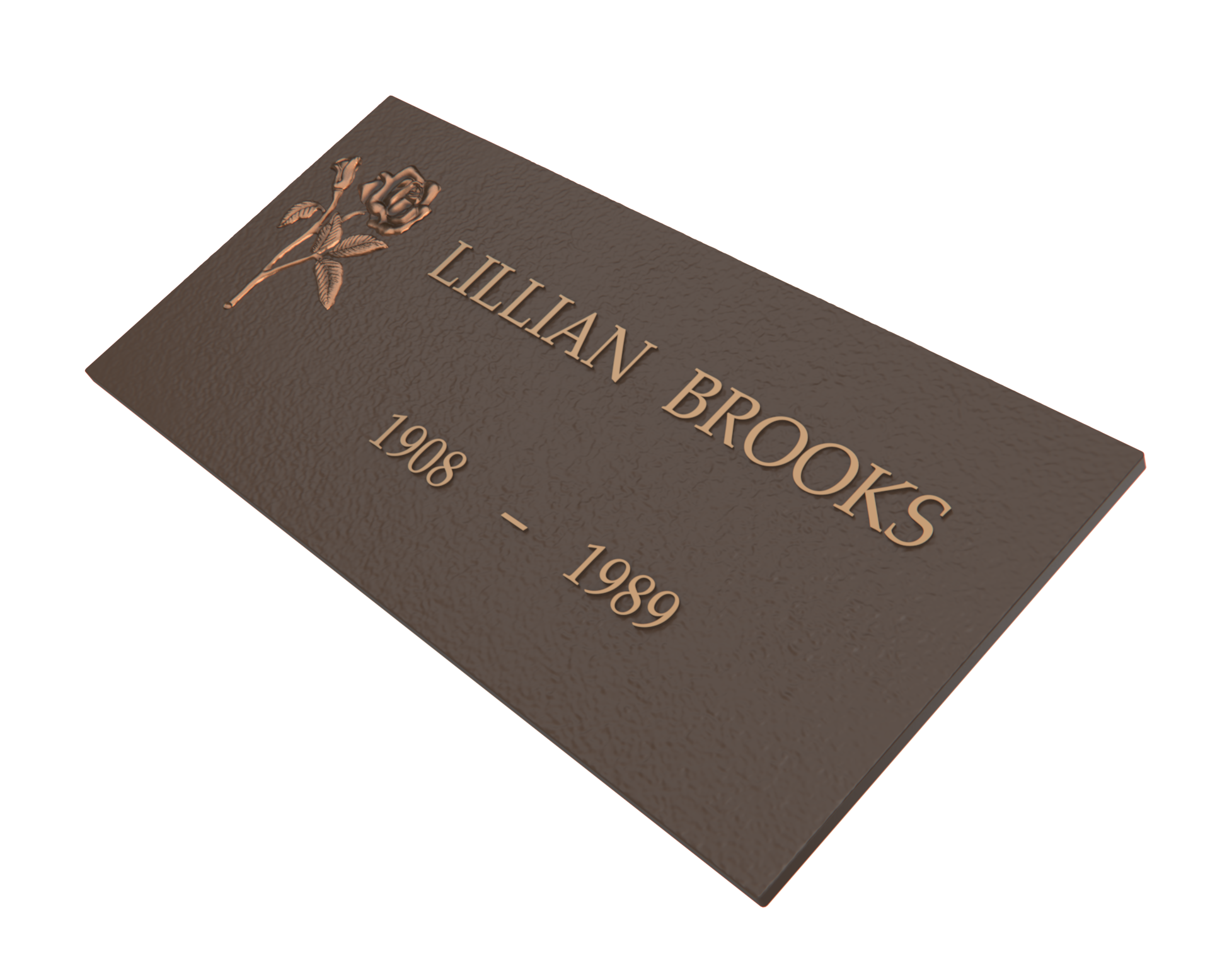 Premium Bronze Plaque 24"x 12"