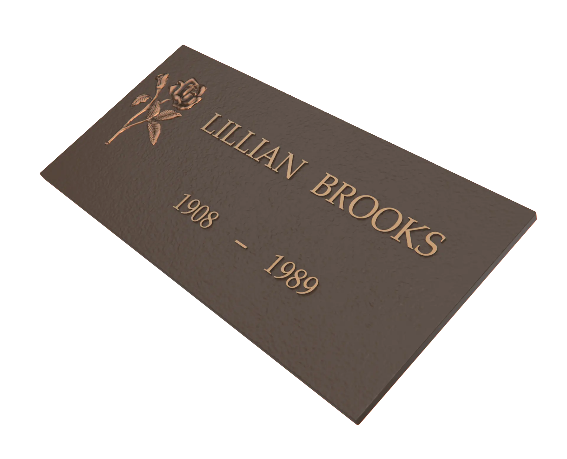 Premium Bronze Plaque 24"x 12"