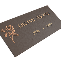 Premium Bronze Plaque 24"x 12"