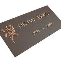 Premium Bronze Plaque 24"x 12"