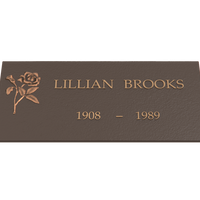 Premium Bronze Plaque 24"x 12"