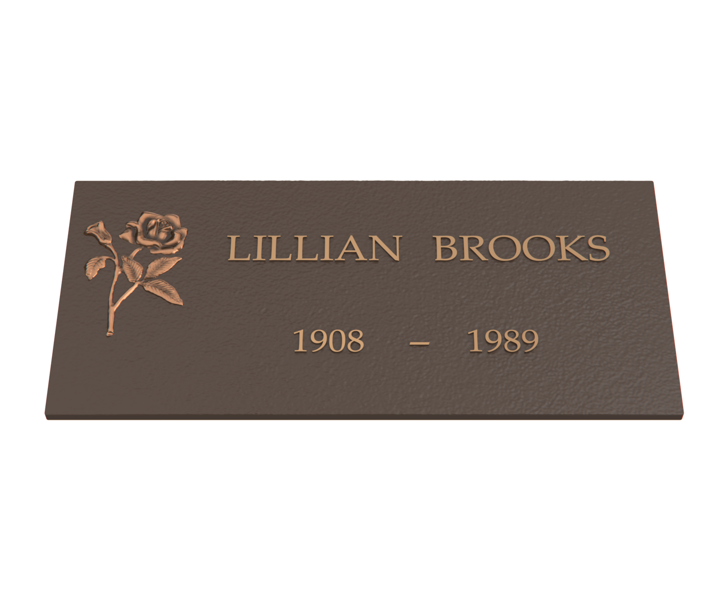 Premium Bronze Plaque 24"x 12"