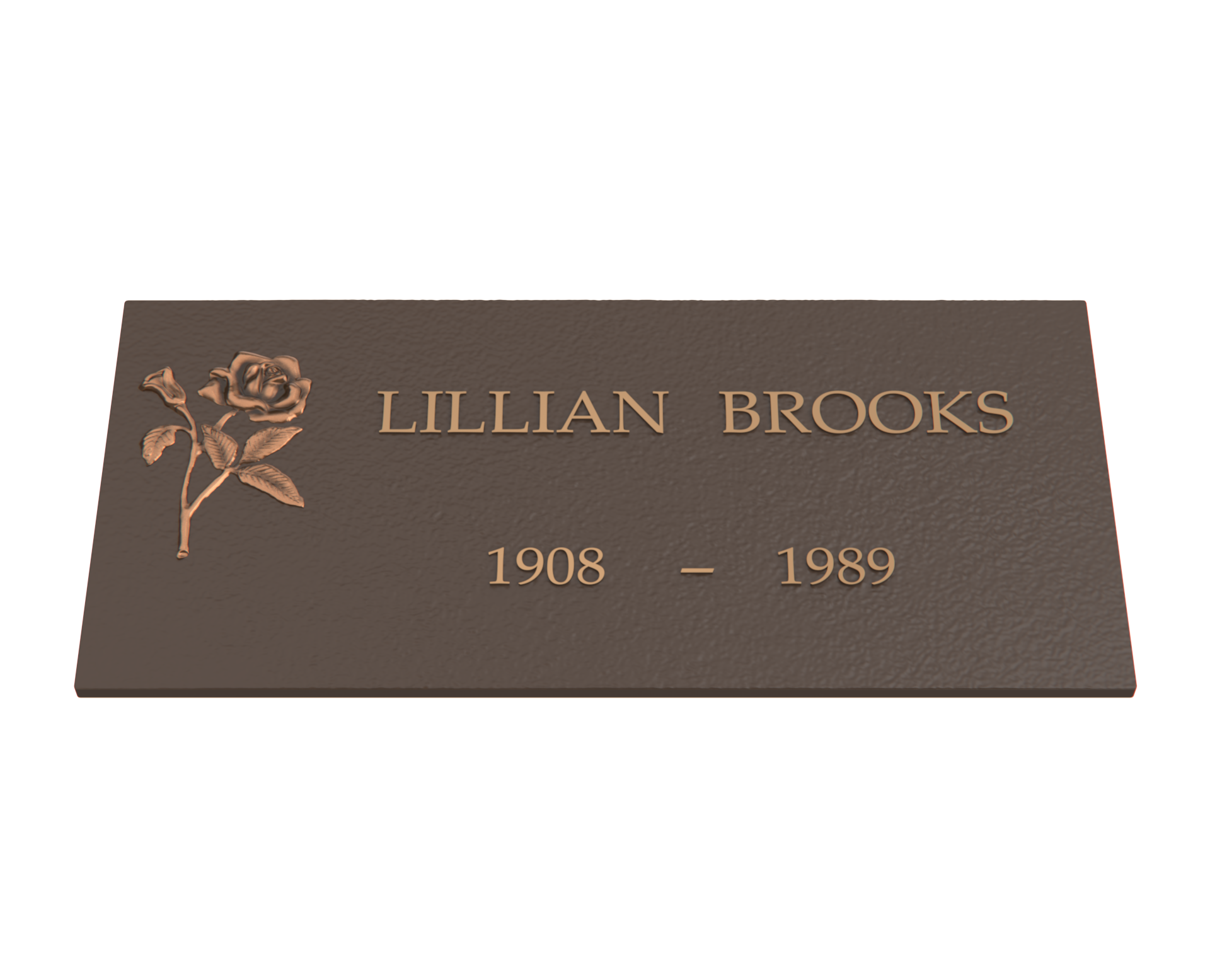 Premium Bronze Plaque 24"x 12"