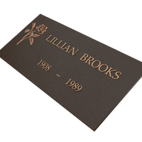 Premium Bronze Plaque 24"x 12"