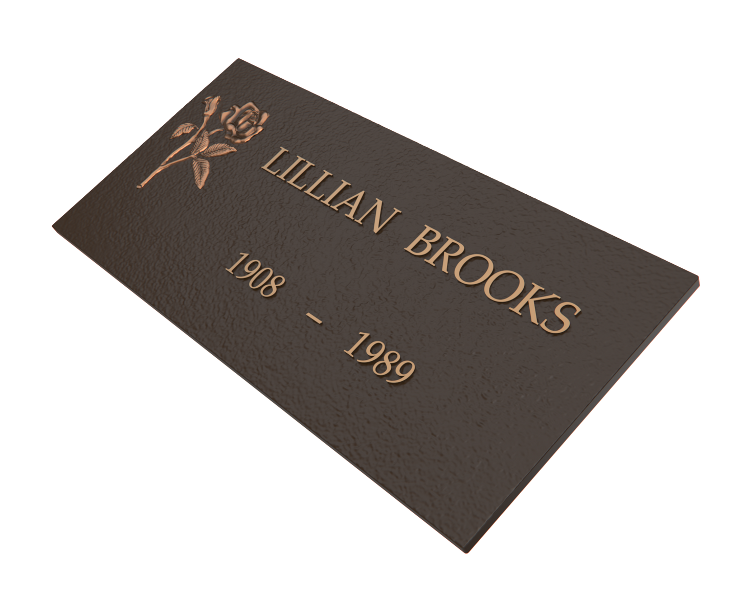 Premium Bronze Plaque 24"x 12"