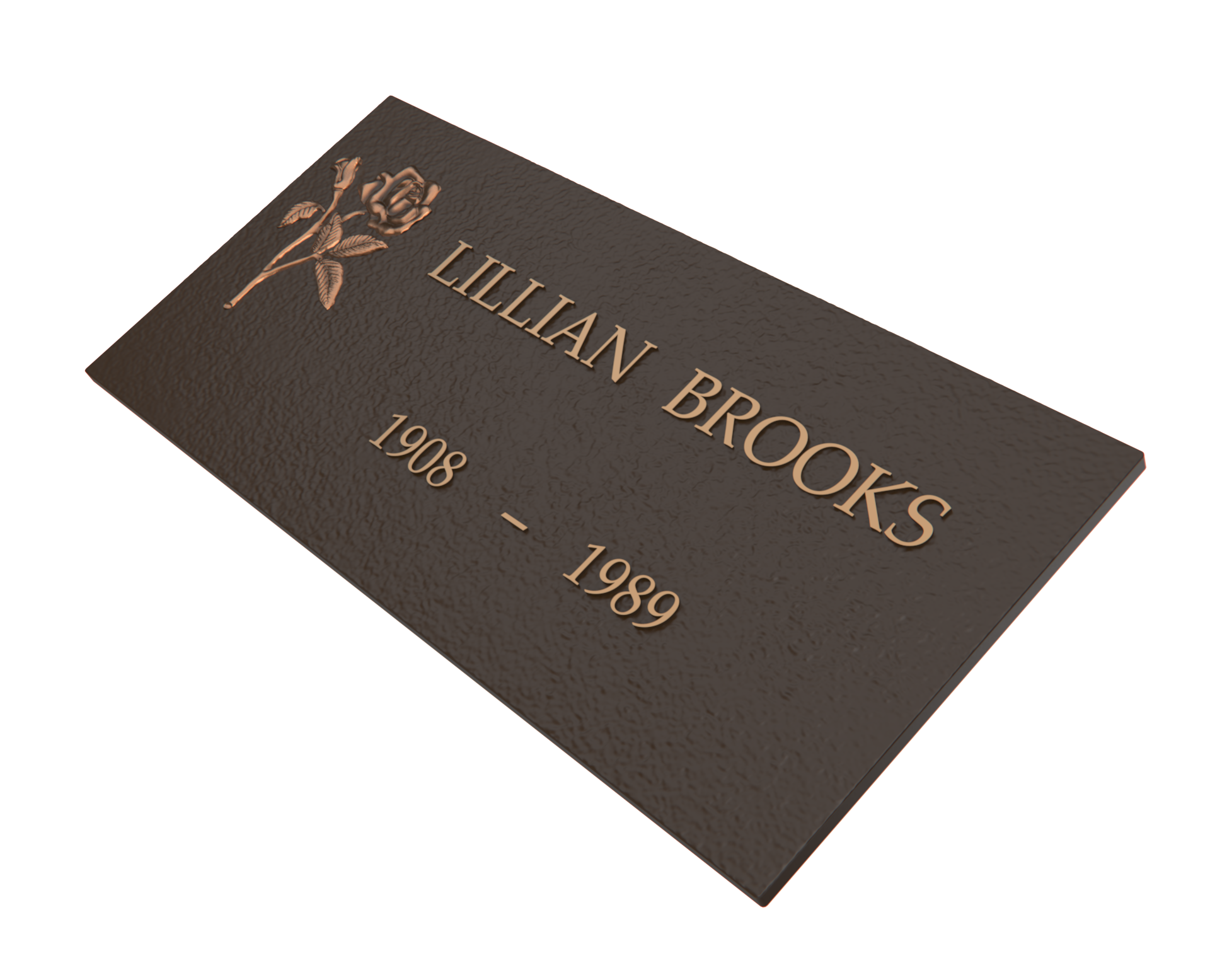 Premium Bronze Plaque 24"x 12"