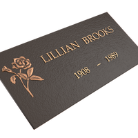 Premium Bronze Plaque 24"x 12"