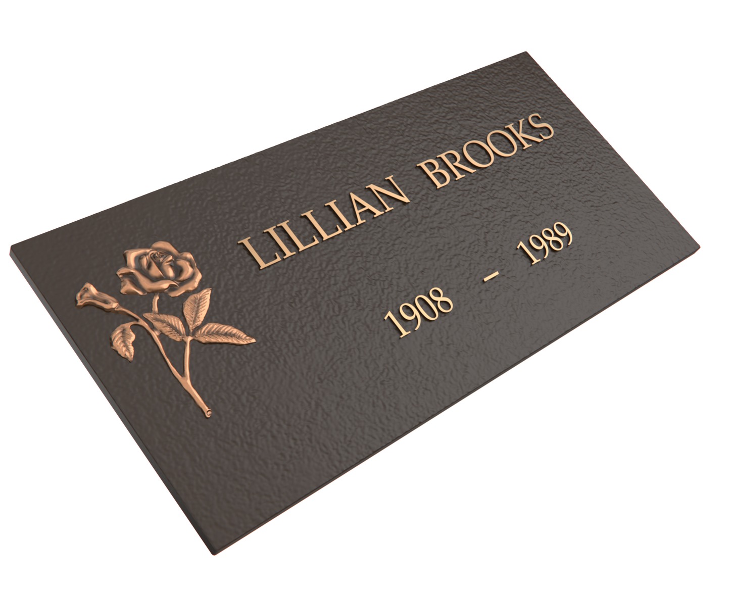 Premium Bronze Plaque 24"x 12"