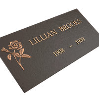 Premium Bronze Plaque 24"x 12"