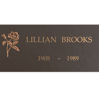 Premium Bronze Plaque 24"x 12"