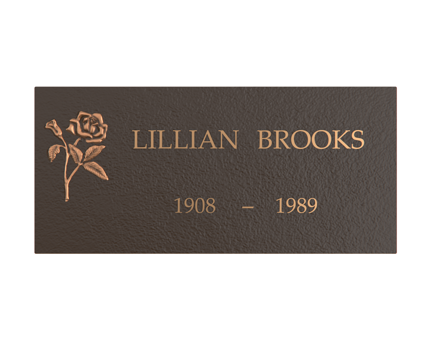 Premium Bronze Plaque 24"x 12"
