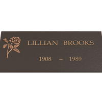 Premium Bronze Plaque 24"x 12"