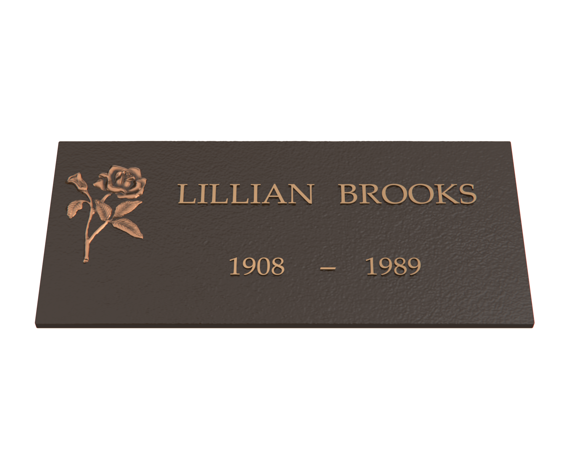 Premium Bronze Plaque 24"x 12"