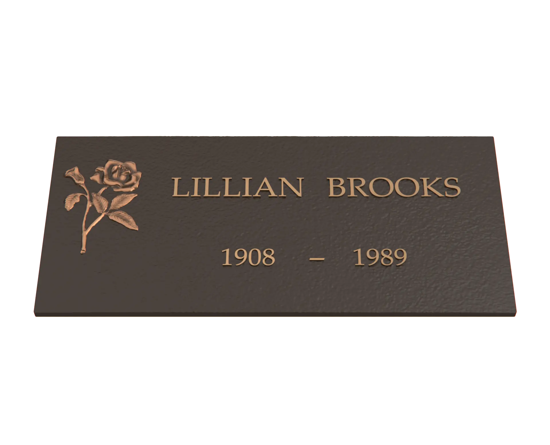 Premium Bronze Plaque 24"x 12"