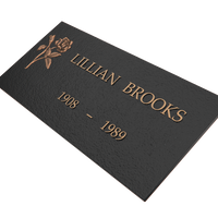 Premium Bronze Plaque 24"x 12"