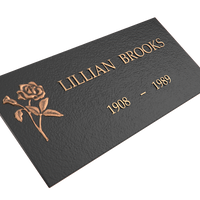 Premium Bronze Plaque 24"x 12"