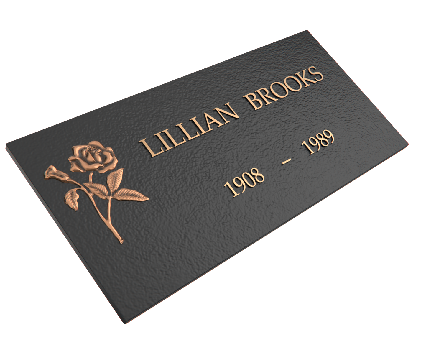 Premium Bronze Plaque 24"x 12"