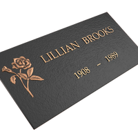 Premium Bronze Plaque 24"x 12"