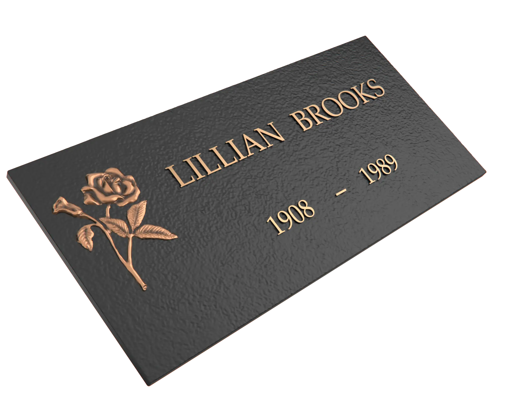 Premium Bronze Plaque 24"x 12"