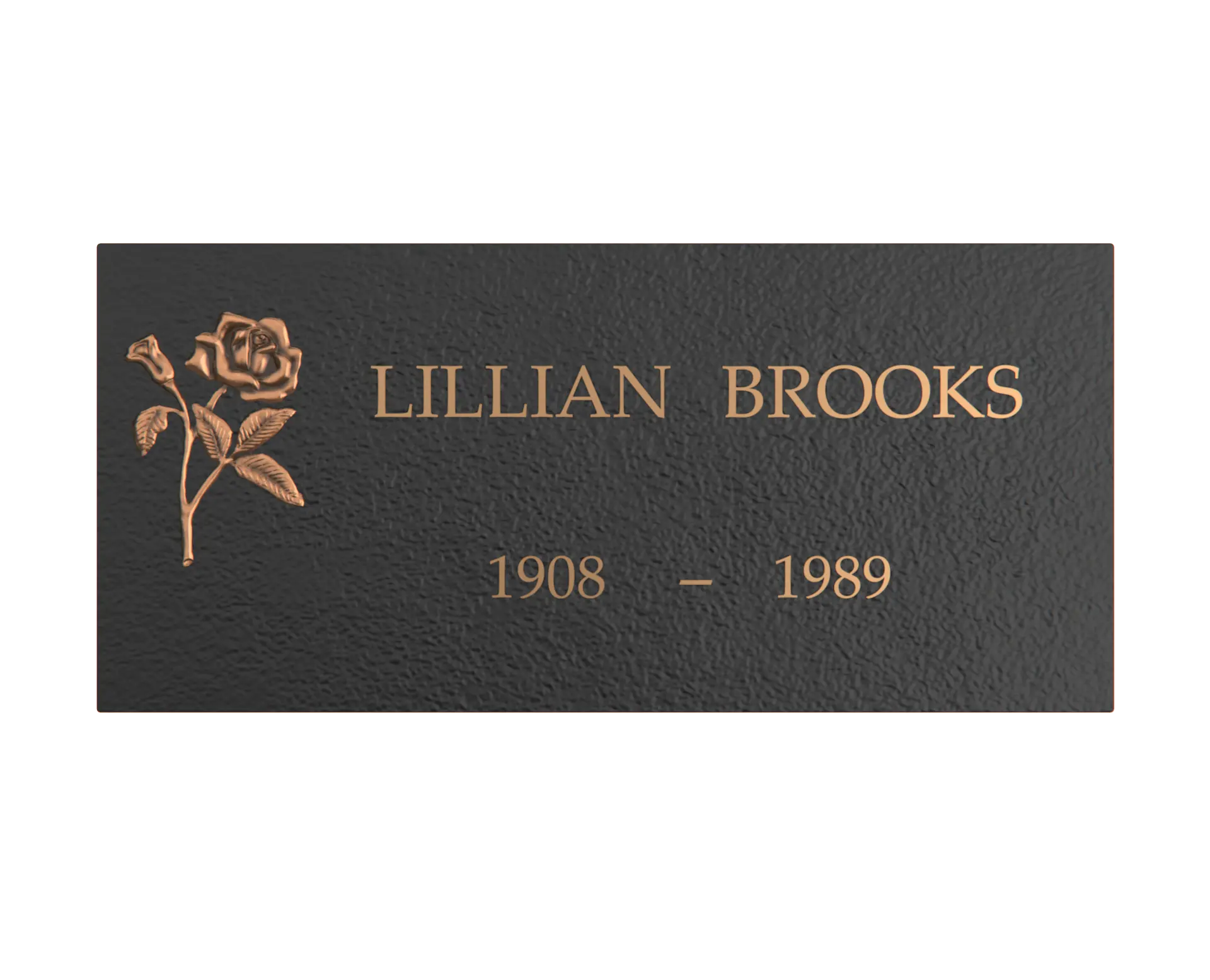 Premium Bronze Plaque 24"x 12"