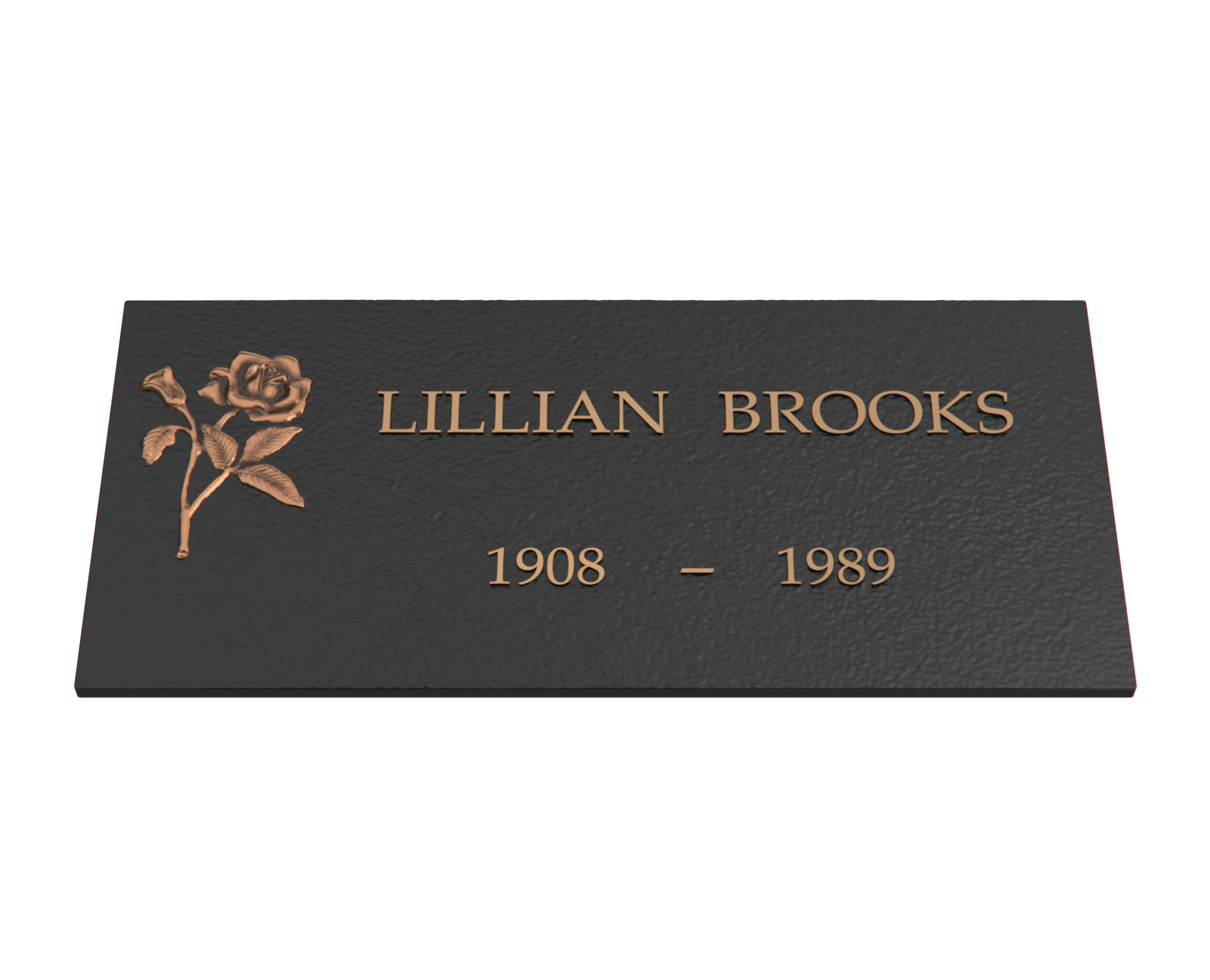 Premium Bronze Plaque 24"x 12"