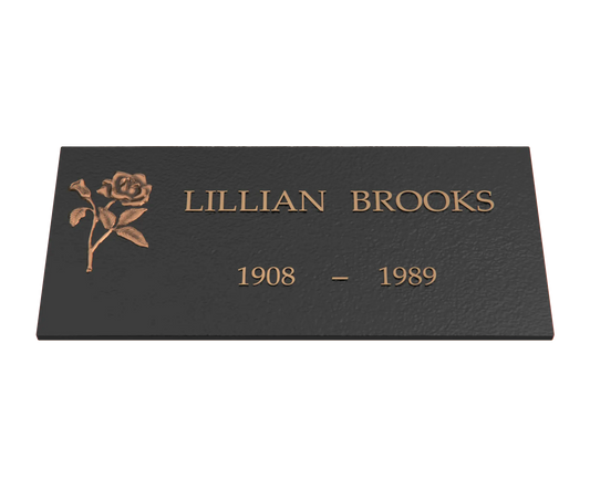 Premium Bronze Plaque 24"x 12"