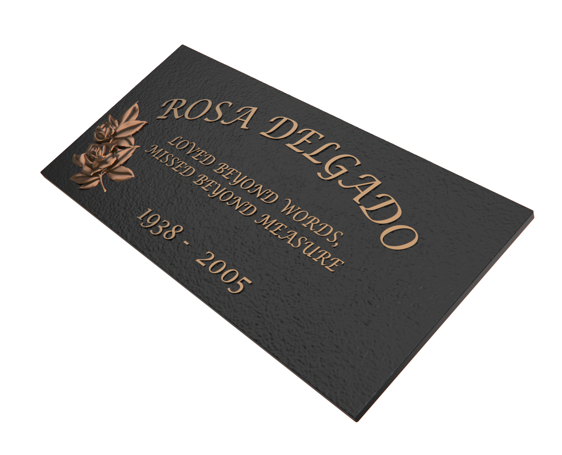 Premium Bronze Plaque 24"x 12"