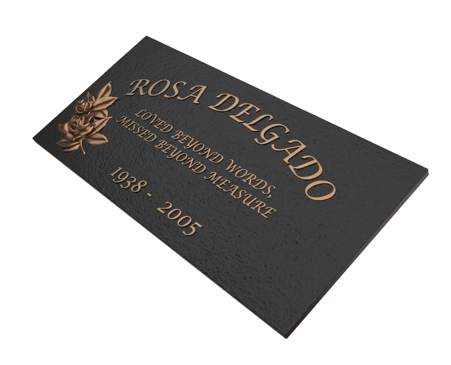 Premium Bronze Plaque 24"x 12"