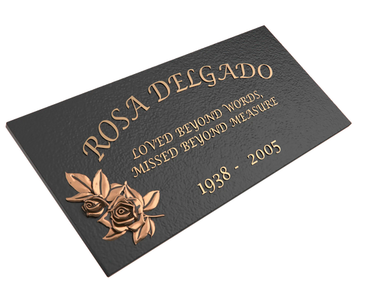 Premium Bronze Plaque 24"x 12"