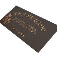 Premium Bronze Plaque 24"x 12"