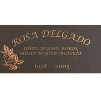 Premium Bronze Plaque 24"x 12"