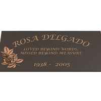Premium Bronze Plaque 24"x 12"