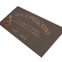 Premium Bronze Plaque 24"x 12"