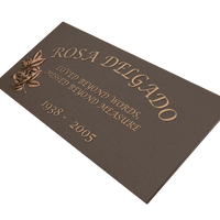 Premium Bronze Plaque 24"x 12"