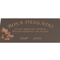 Premium Bronze Plaque 24"x 12"