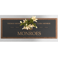 Premium Bronze Plaque 36"x 13" with Granite Base
