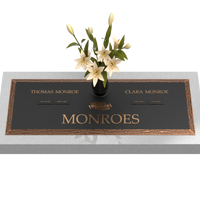 Premium Bronze Plaque 36"x 13" with Granite Base