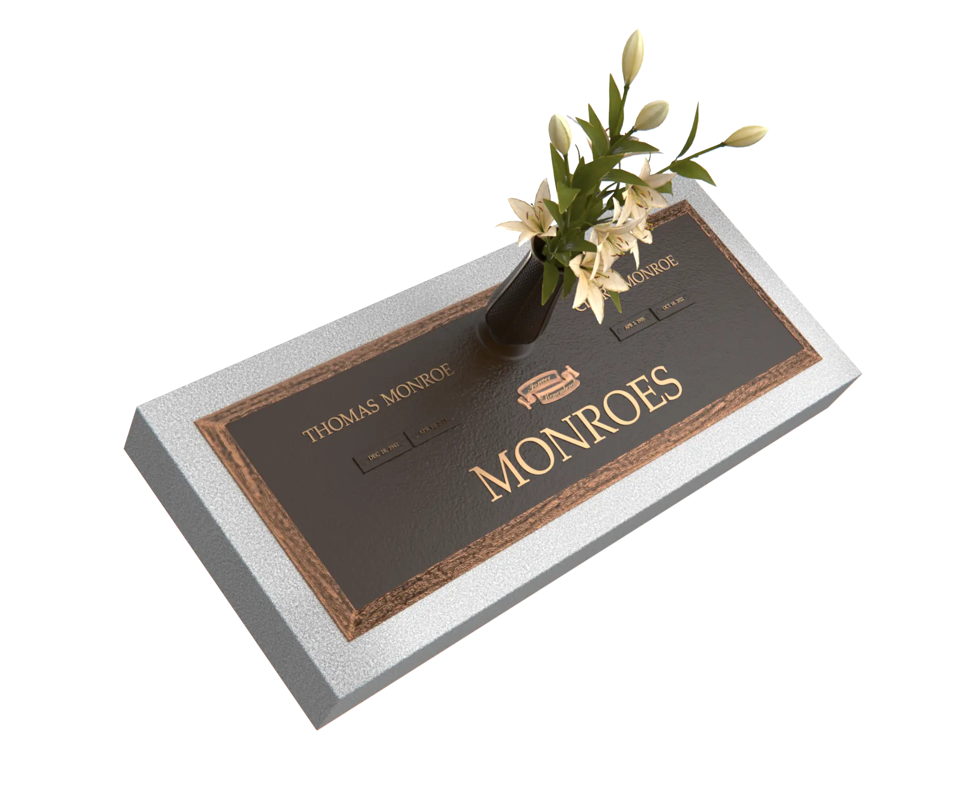 Premium Bronze Plaque 36"x 13"