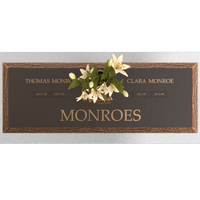 Premium Bronze Plaque 36"x 13" with Granite Base