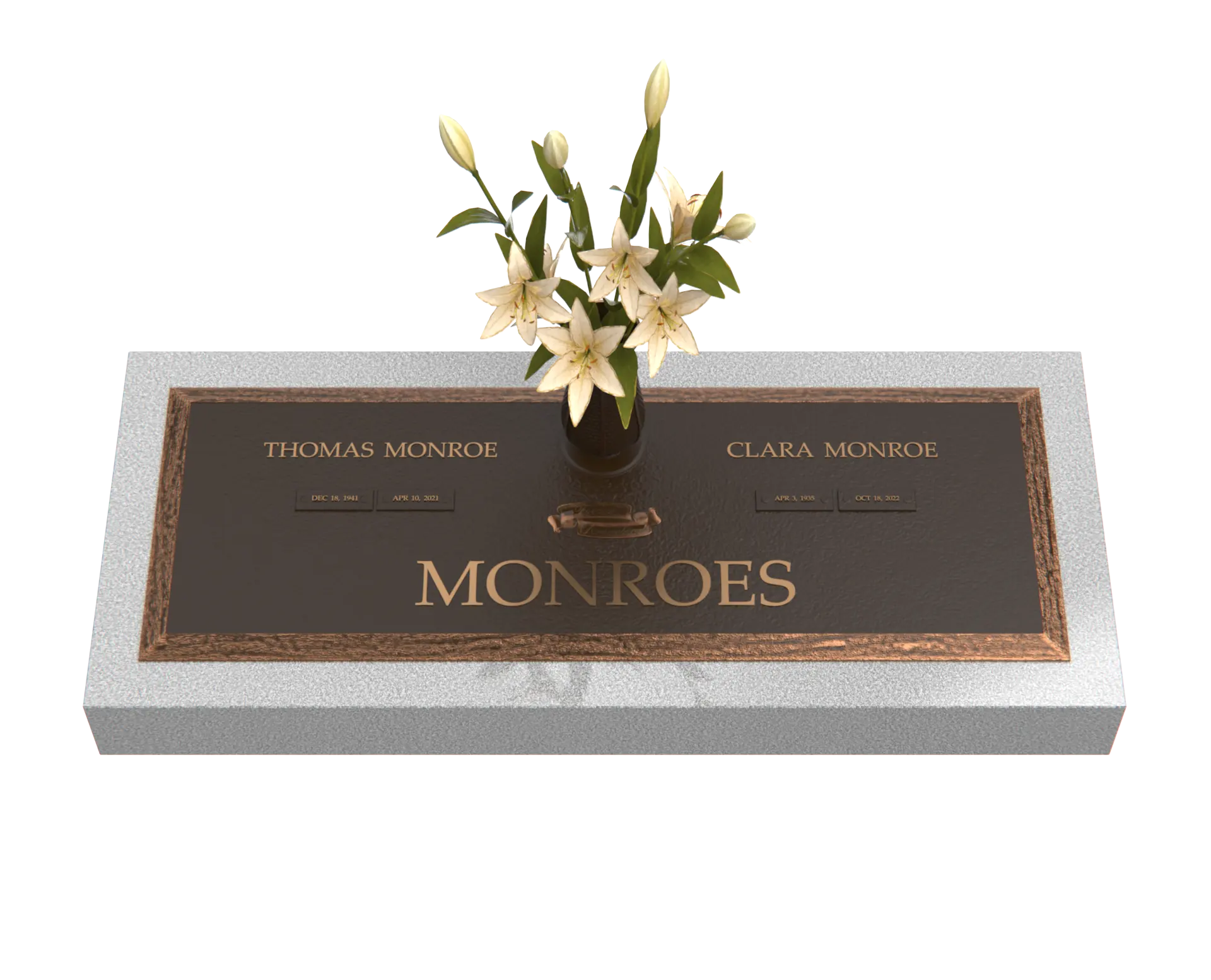 Premium Bronze Plaque 36"x 13"