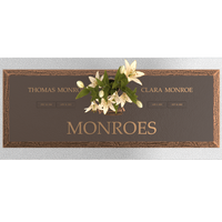 Premium Bronze Plaque 36"x 13" with Granite Base
